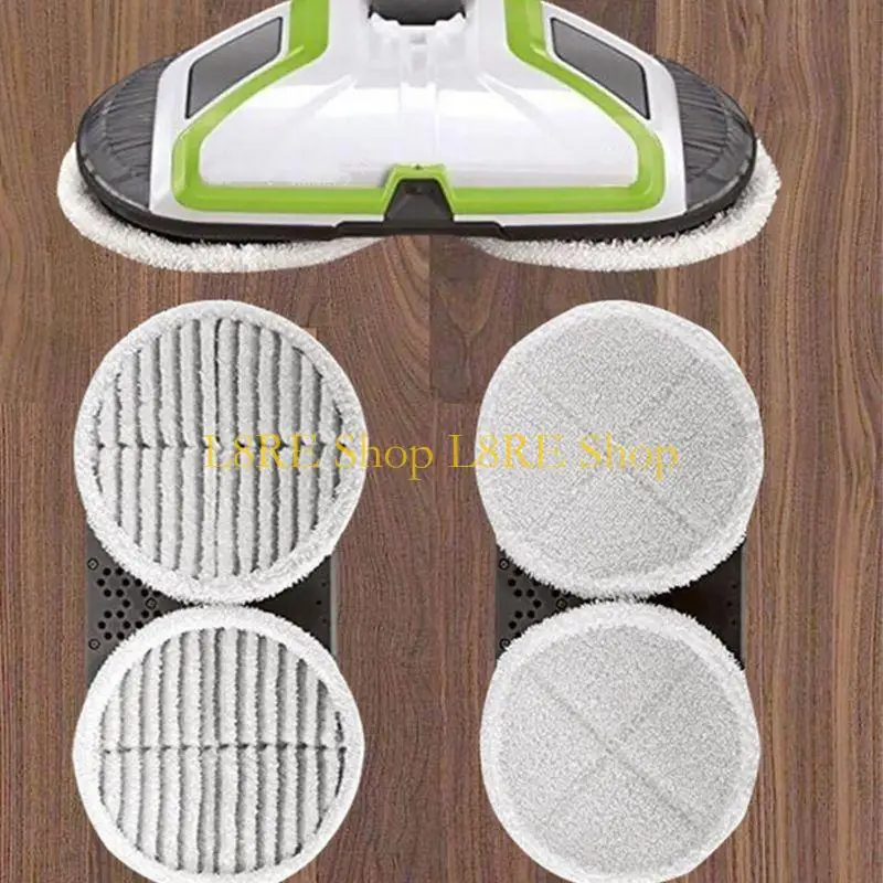 L8RE 6x Steam Mop Pads for Bissell Spinwave 2039A 2124 Microfiber Pads for Hard Floo