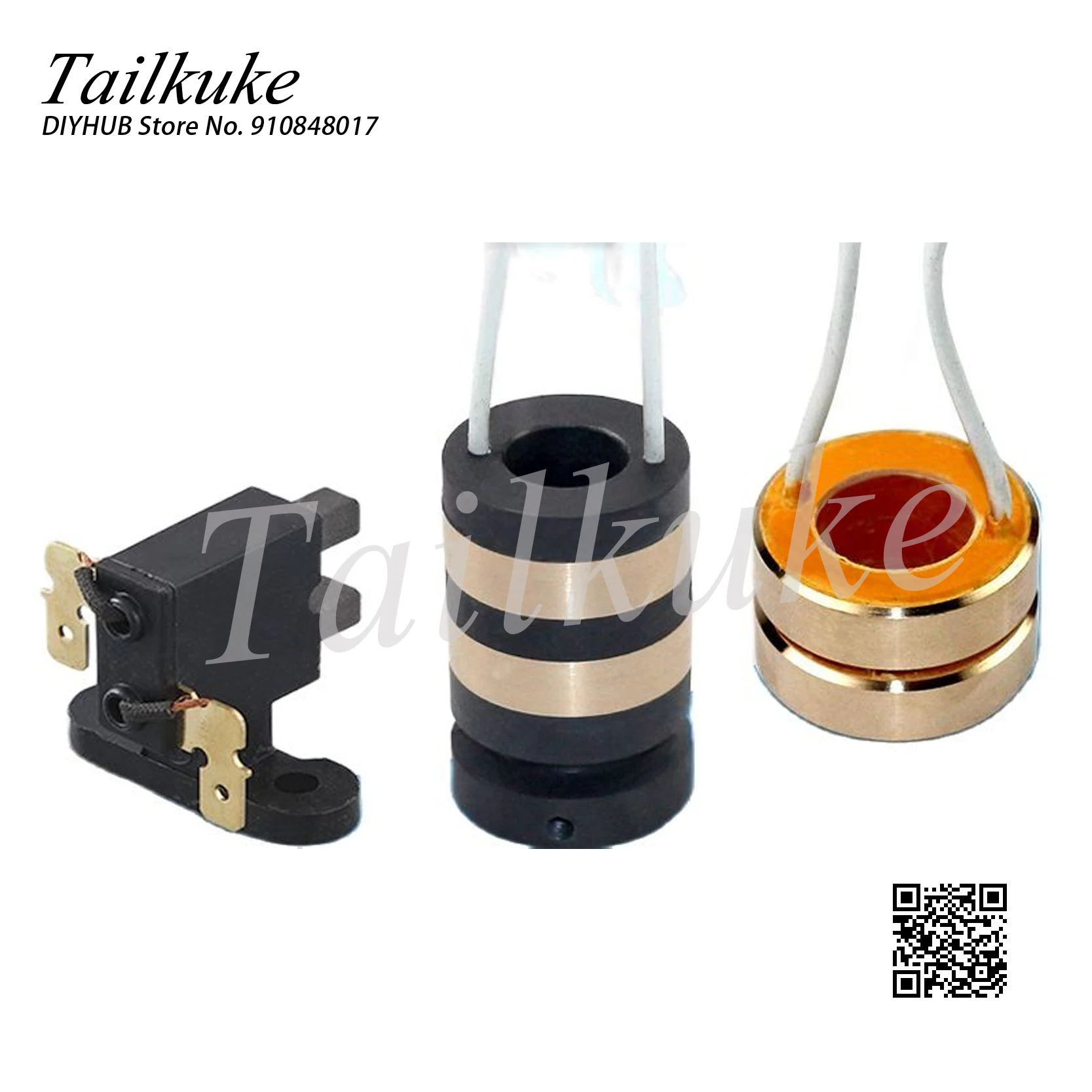 Cotton Candy Machine Accessories /2 Carbon Brush Type Conductive Slip Ring 220V380V Collector Ring Assembly