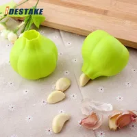 Silicone Garlic Peeler Edible Silica Manual Garlic Peeling Bag Rub and Peel Quickly Kitchen Vegetables Tools Practical Gadgets