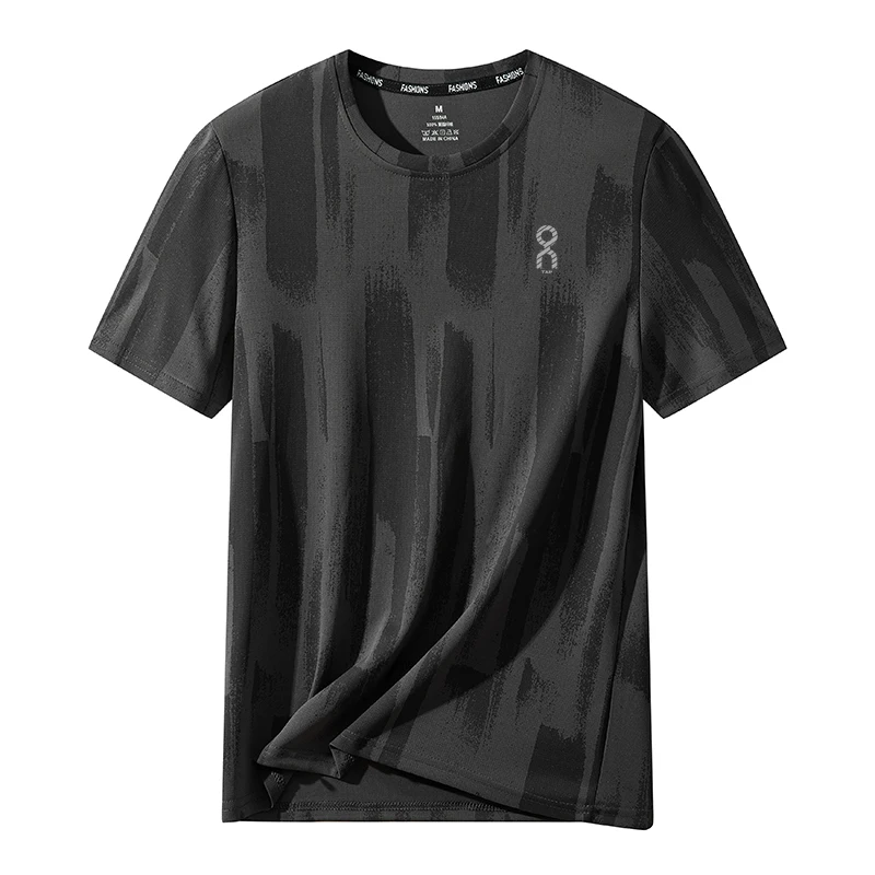 Outdoor Casual Sports Training Fitn Running Hanfu Qui Dry Breathable Moisture ng ort Sve Men's T-irt