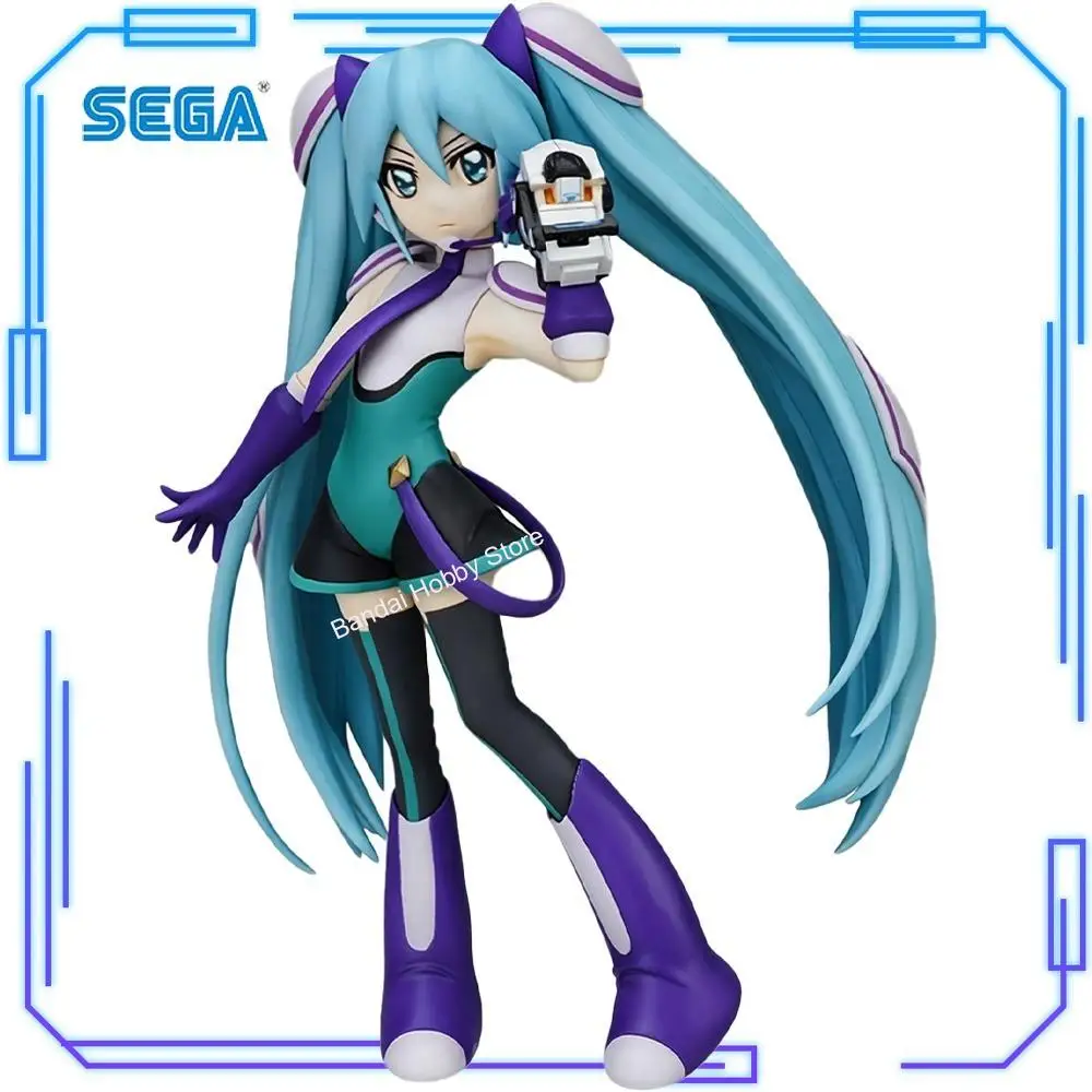 在庫ありセガオリジナル本物の新幹線電動ロボシンカリオン初音ミクパイロットスーツ-20-センチコレクションモデルおもちゃ-lpm-フィギュア