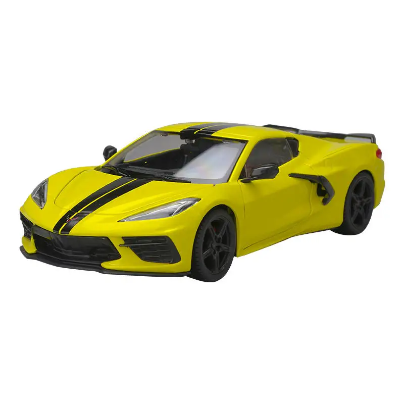 Maisto 1:24 Corvette Stingray Coupe C8 2020 Supercar Alloy Car Model Diecasts & Toy Vehicles Collect Car Toy Boy Birthday gifts