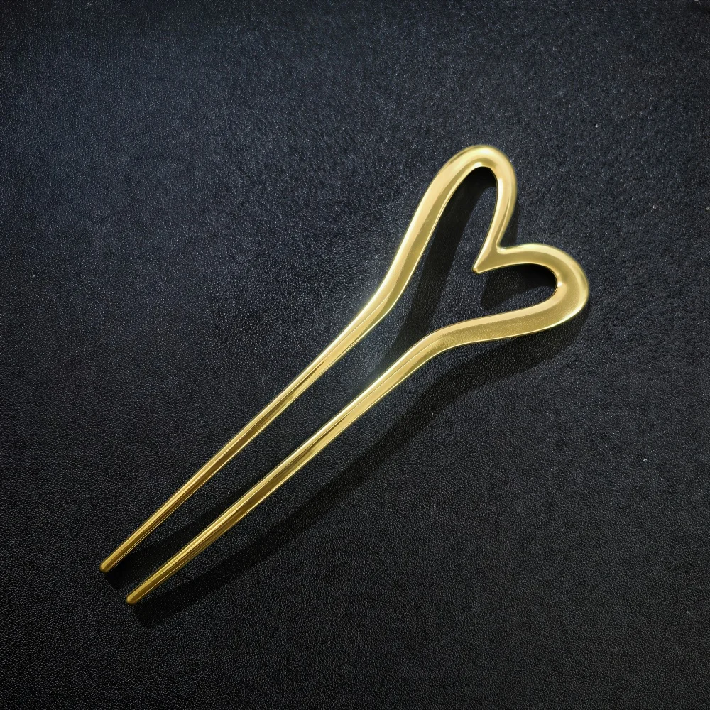 Neue Einfache U-förmige Haarnadel Metall Haar Sticks U Französisch Haar Clips Pins Modische Haar Schmuck Zubehör für Frauen Großhandel