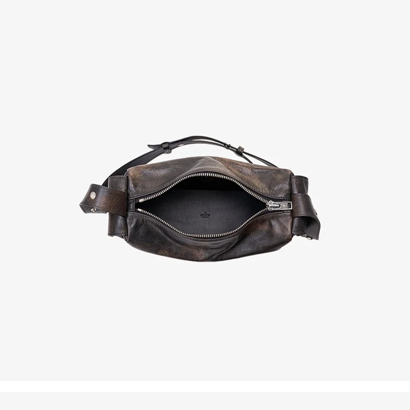 GROTTO Fashion 2025 New Toast Bag Single Shoulder Crossbody Small Soft Bag Lightweight Wide Shoulder Strap Soft Bag High-end
