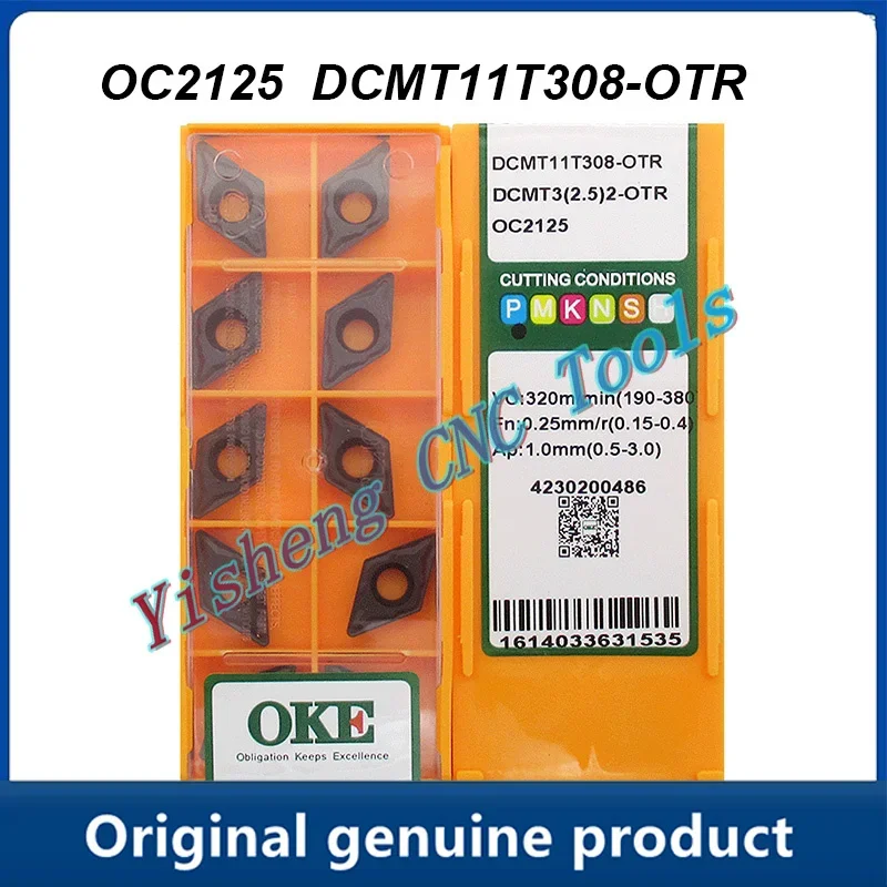 

DCMT11T308-OTR OC2125 OP1215 CNC Cutting tools