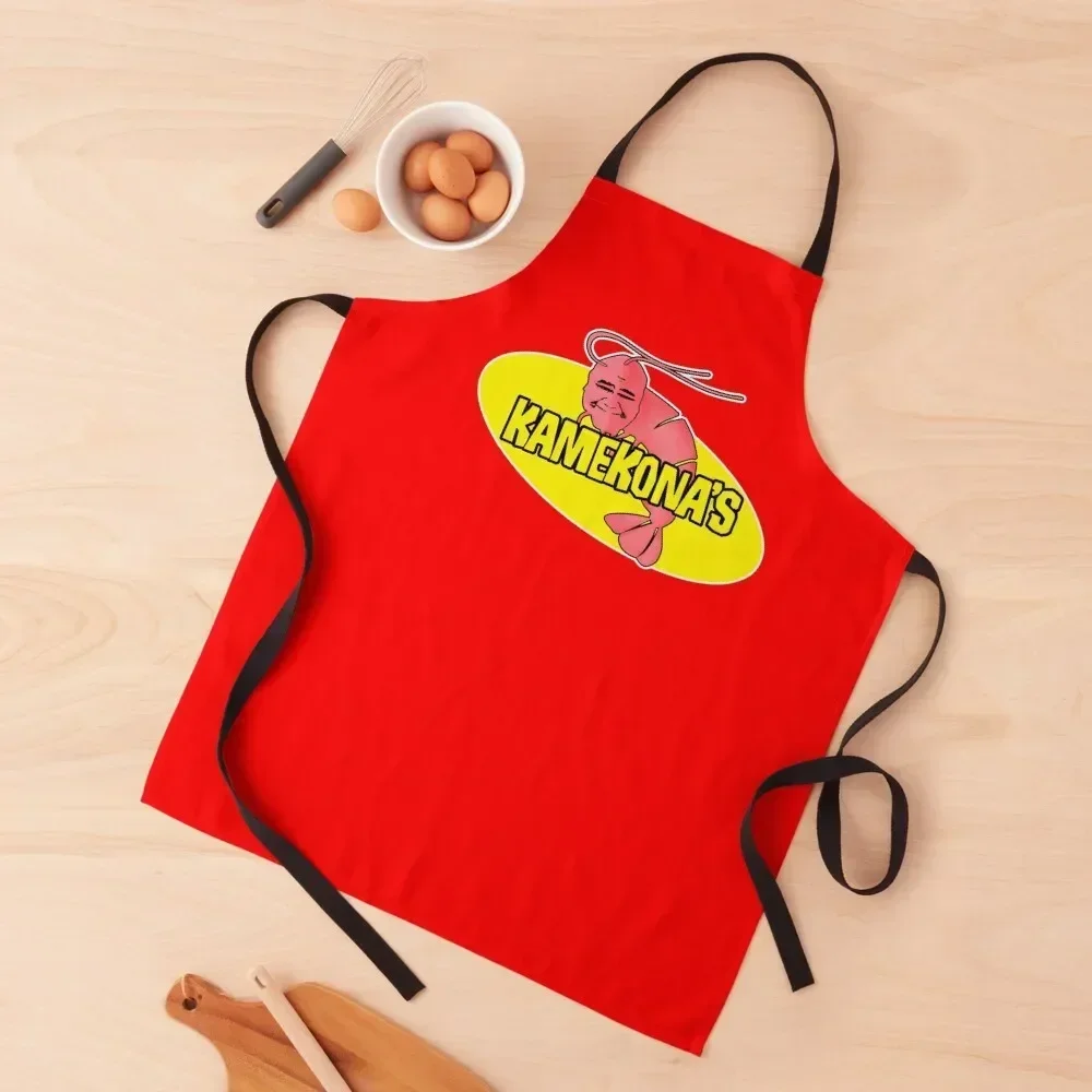 Kamekona's Shrimp Apron Chef Uniform Woman Kitchen Special Accessories Apron