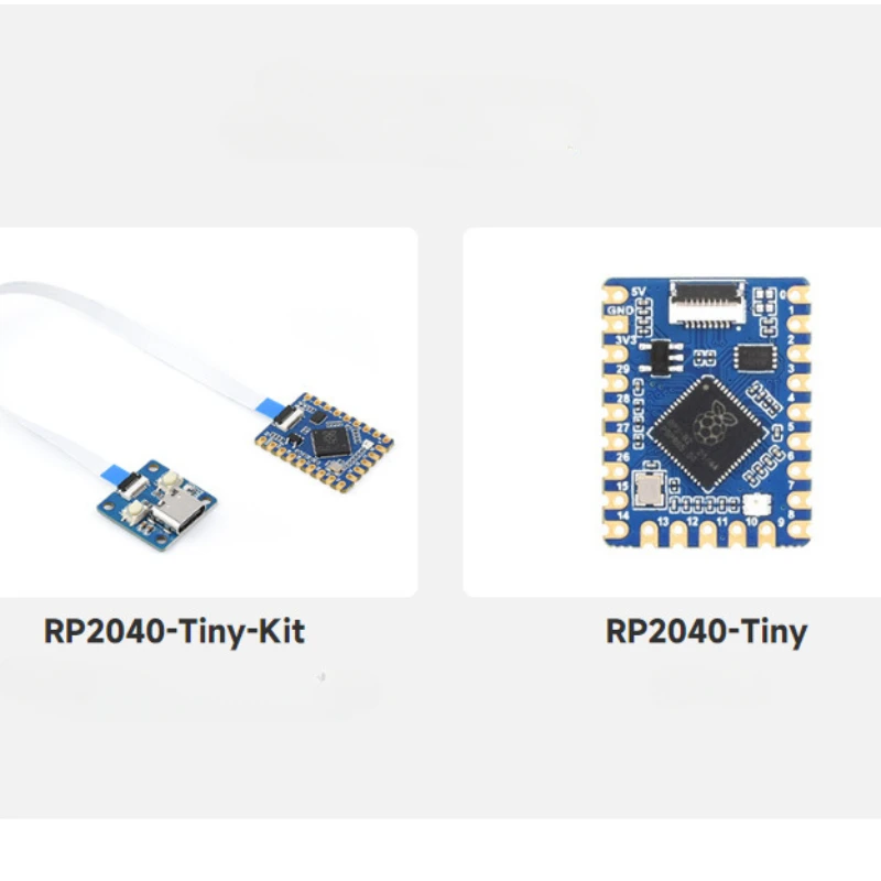 RP2040-Tiny Raspberry Pi, макетная плата микроконтроллера, двухъядерный процессор с дополнительной платой адаптера