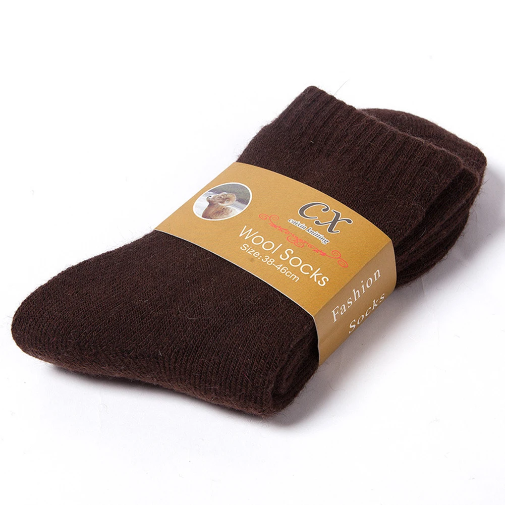 Thermal Socks Thick Socks Mid-Tube Thicken Wool Socks Men High Quality Towel Keep Warm Winter Socks Cotton Gift Socks For Man