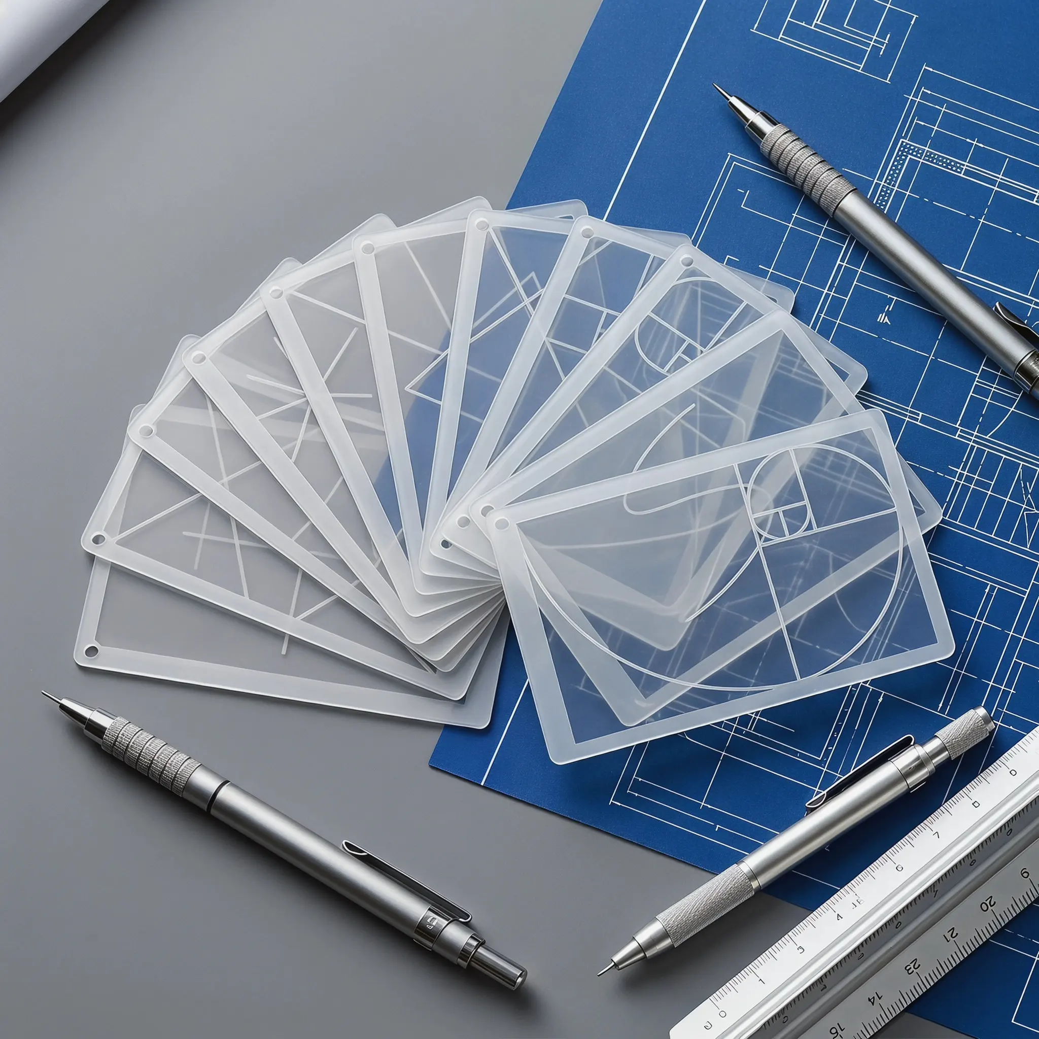 1Set Golden Ratio Acrylic Ruler Measuring Tool Artist Adjustable Composition Viewer for Sketch Painting Drawing