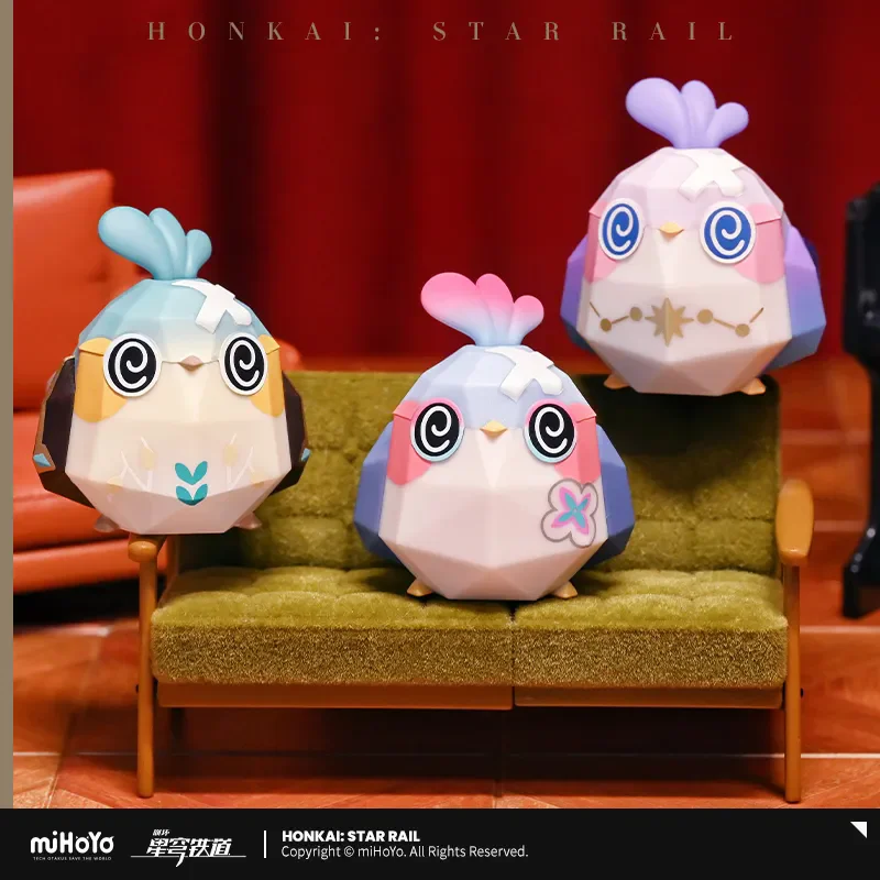 

[Genuine] Honkai Star Rail Folding Bird Mini Egg Carton Trailblazer March 7th Robin Firefly Collectible Figure Toys Anime Gift