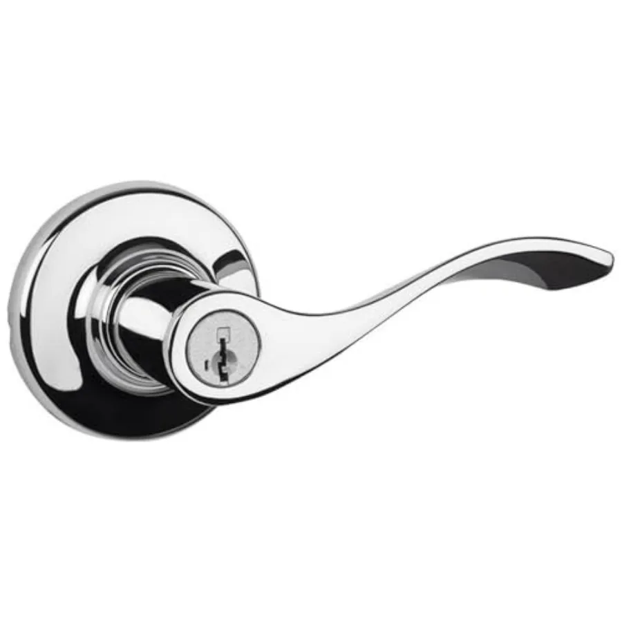 

Balboa Door Handle with Lock and Key, Secure Keyed Lever Exterior, for Front Entrance and Bedrooms,,Pick Resistant Smartkey Rek