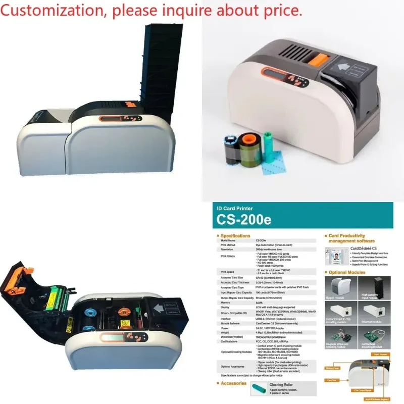 

Hot saleHiti CS220E Single Dual Side Direct Card ID Card Printer