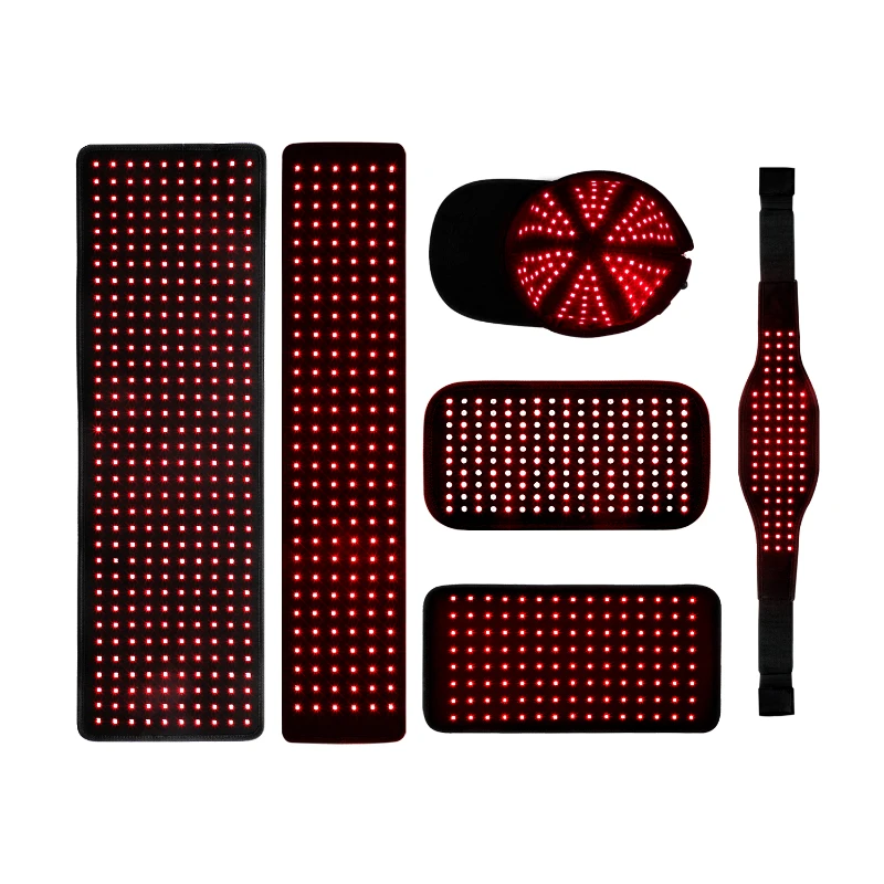 

Kinreen 850nm Infrared Belt Wrap Pad Blanket Light Emitting Diode Red Light Near Infrared Wearable Red Light Therapy Pad Face