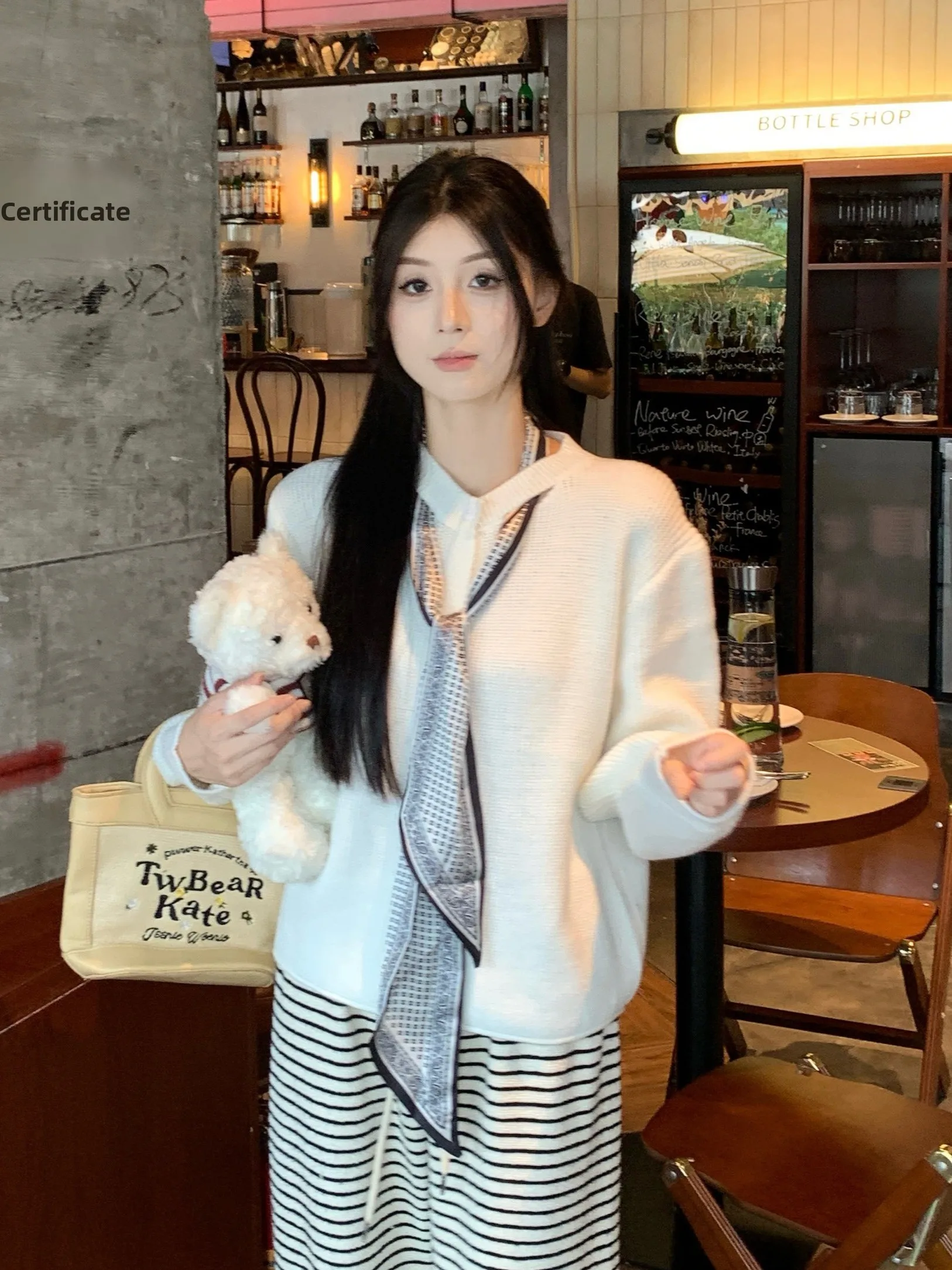 

Теплый модный женский вязаный свитер на осень-зиму, новый универсальный удобный свитер из смесового хлопка с длинными рукавами и круглым вырезом