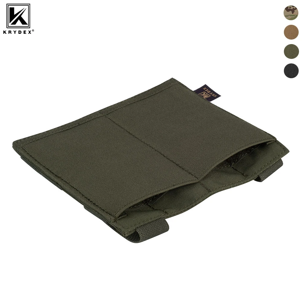 KRYDEX Tactical Elastic Double Magazine Pouch Fast Draw 556 .223 M4 M16 AR Mag Pouch Molle Carrier Holder Hunting Accessories