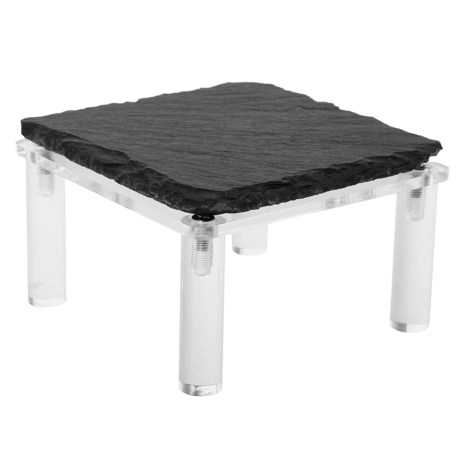 

Reptile Basking Platform Rock Natural-Look Cooling Stone for Gecko Lizard Turtle Tortoise Habitat Terrace Resting Rock Terrarium