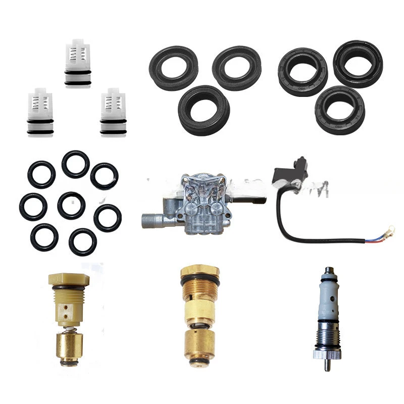 High Pressure Car Washer Household Accessories Overflow Valve Oil Seal Water Seal Bearing Micro Switch Motor Carbon Brush