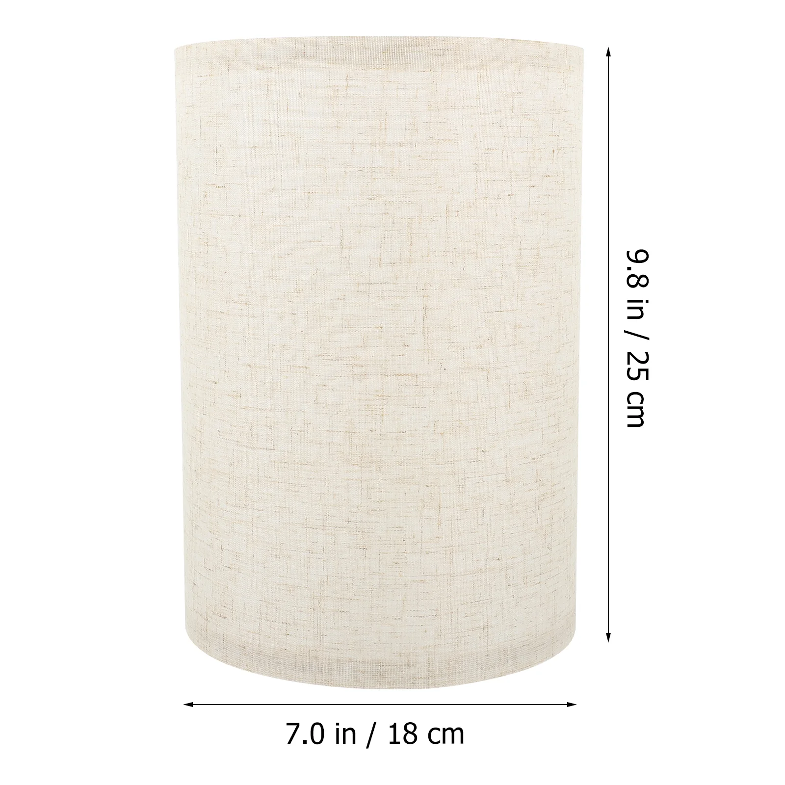 Fabric Lampshade Large Desktop Metal Bedroom Lampshades for Wall Indoor Furniture Decoration Smooth Touching