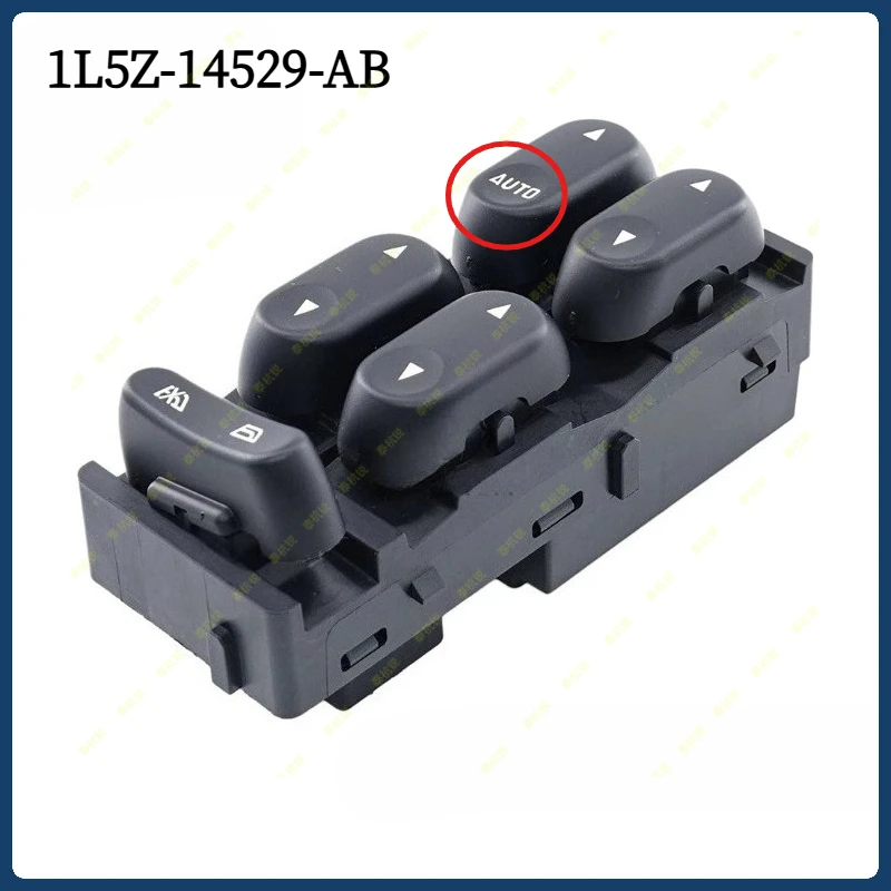 1L5Z-14529-AB لفورد اكسبلورر سبورت تراك 2001 2002 2003 1L5Z-14529-AB مفتاح التحكم في نافذة السيارة زر الرفع #1
