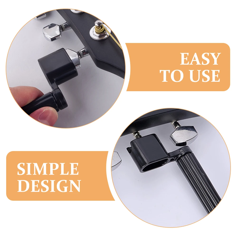 

3pcs Guitar String Compact Multi-functional Guitar Maintenance Tool String Winder for Ukulele Practical Peg Winder Replacement