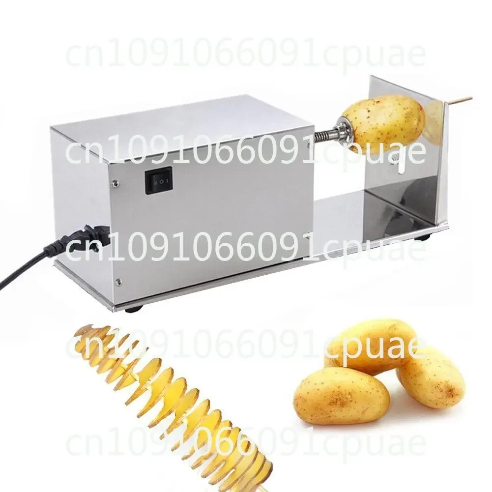 Steel Potato Tower Machine Commercial Household Kitchen Equipment Potato Tower Quick Slicer Cyclone Potato Chip Machine Export