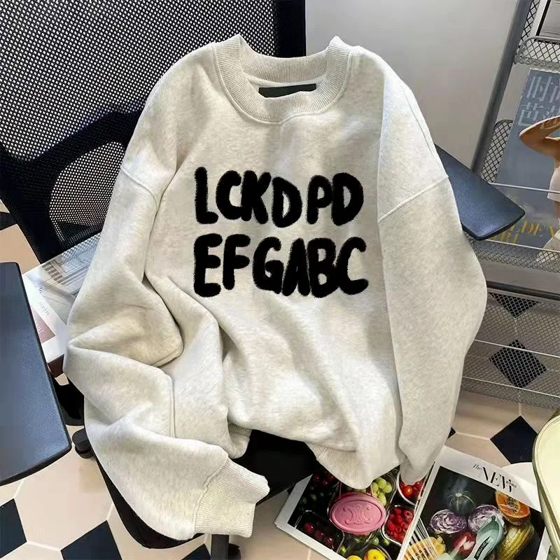 

Women'S Zipped Sweatshirts Street Wear Zippered Sporty Basics Prints Embroidered Multi-Pocket Decor Outerwear Gender Y2K Lady