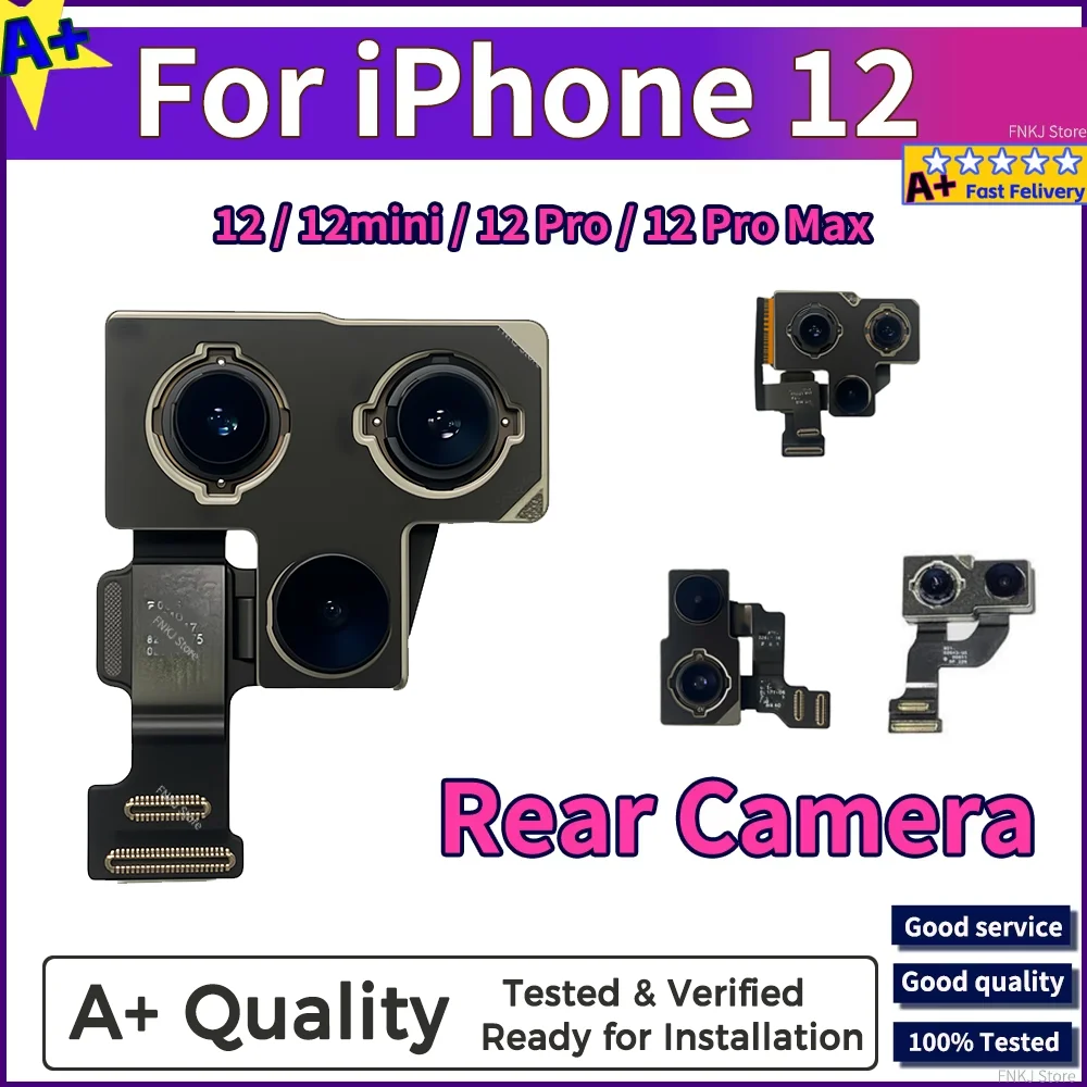 Rear Camera For iPhone 12 Pro Max Back Camera for IPhone12 Mini/12