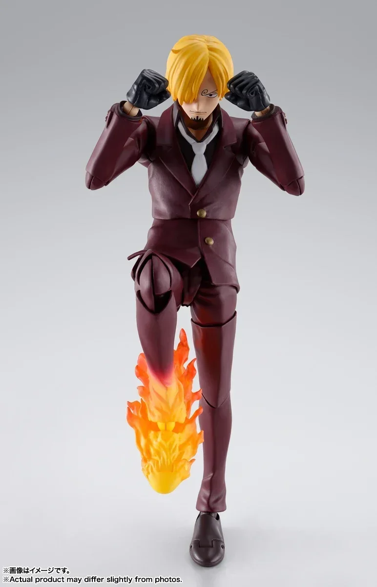 Original In Stock One Piece S.H.Figuarts Sanji The Raid on Onigashima SHF Sanji Action Figures Boxed Toys Collectible Model