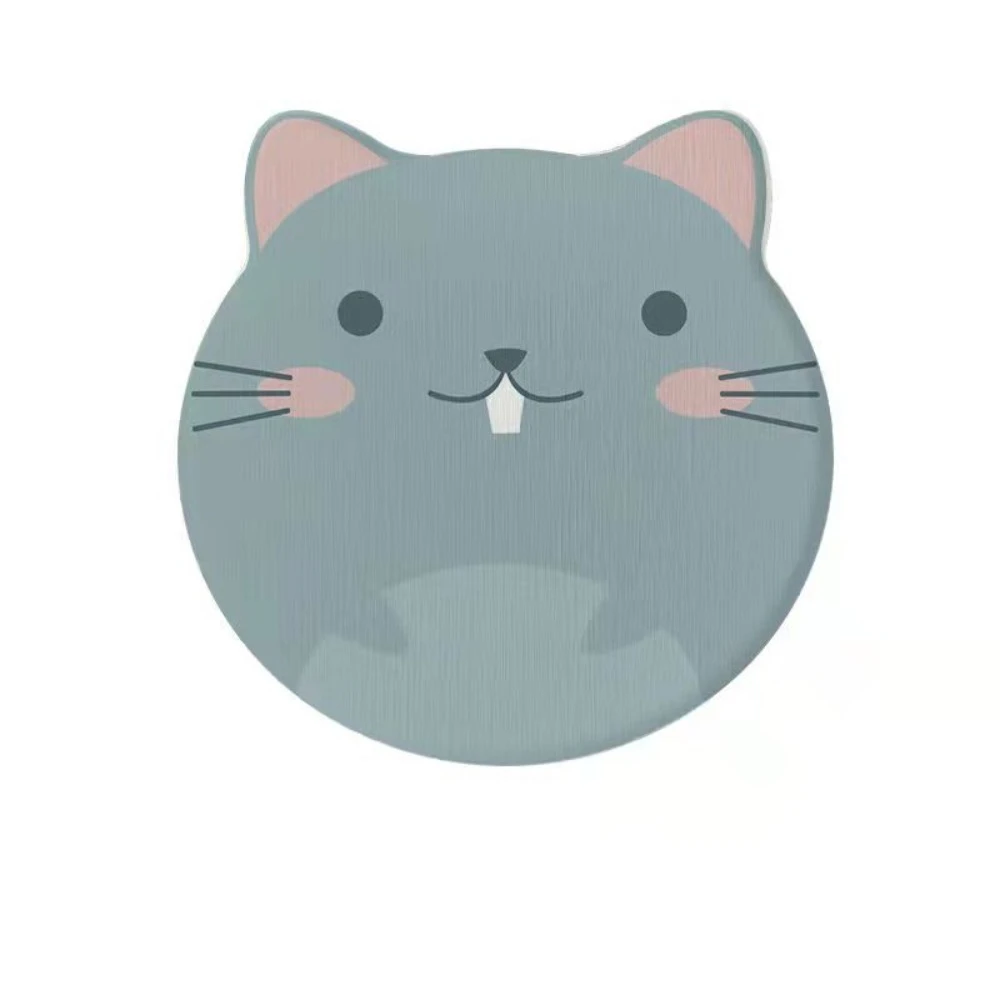 Cute Animal Coaster Circular Diatomite Insulated Dining Table Mat Heat-insulating Anti Slip Kitchen Water Absorbing Mat