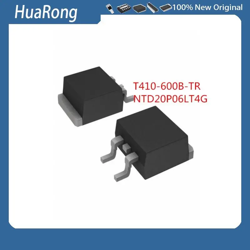 20PCS/LOT   T41060     T410-600B   T410-600B-TR  T410-600  410-600  NTD20P06LT4G  NTD20P06LG T20P06LG   20P06   P06LG   TO-252-2