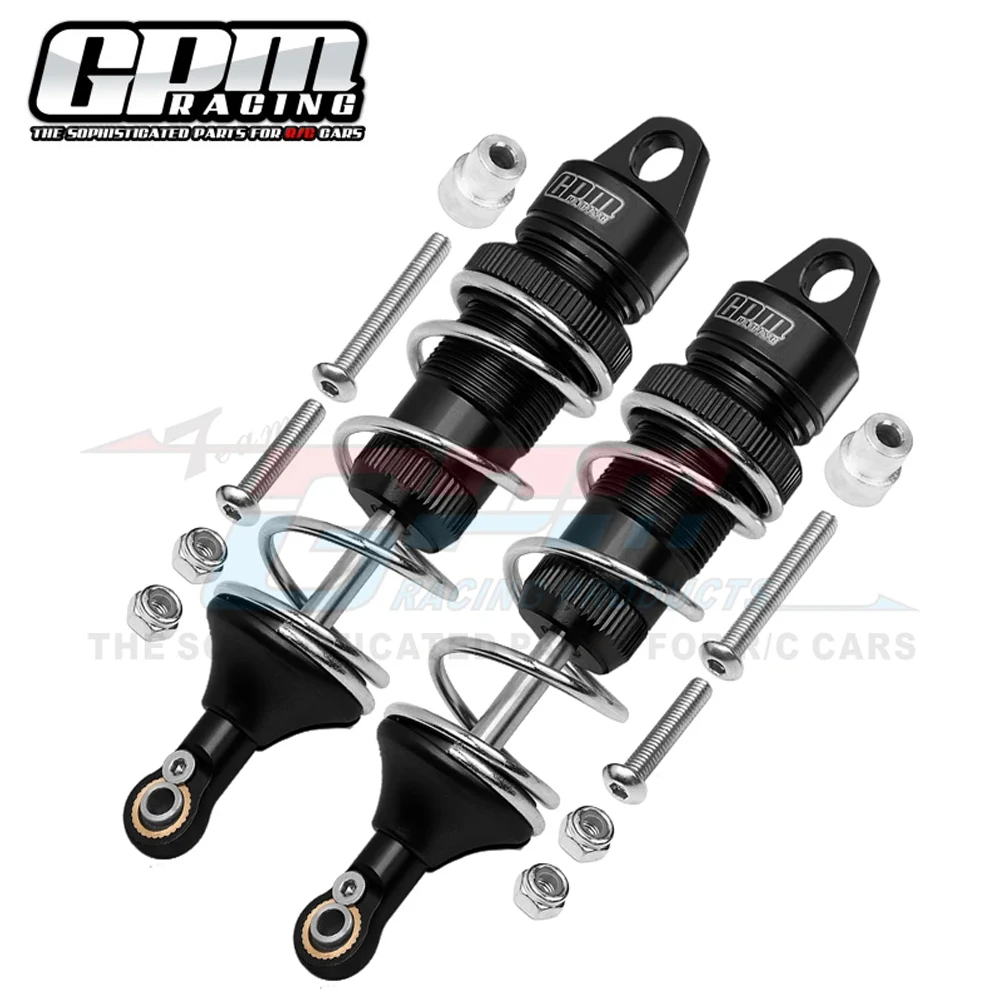 GPM Metal Aluminum 101MM Rear Shock Absorber LOS23301 for LOSI 1/10 Lasernut U4 Tenacity DB TT Pro Upgrade Parts Accessories