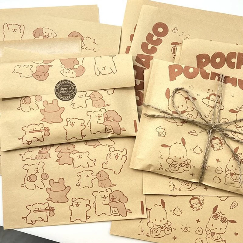حقيبة تغليف من ورق الكرافت للفتيات ، Kawali chiikawa ، حقيبة هدايا سميكة ، حقيبة محكمة الغلق ، ألعاب كرتون للأطفال ، 10 #4