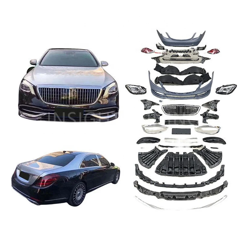 

PP plastic s Den Front Bumper BodyKit Auto tuning for S class W222 Body kit
