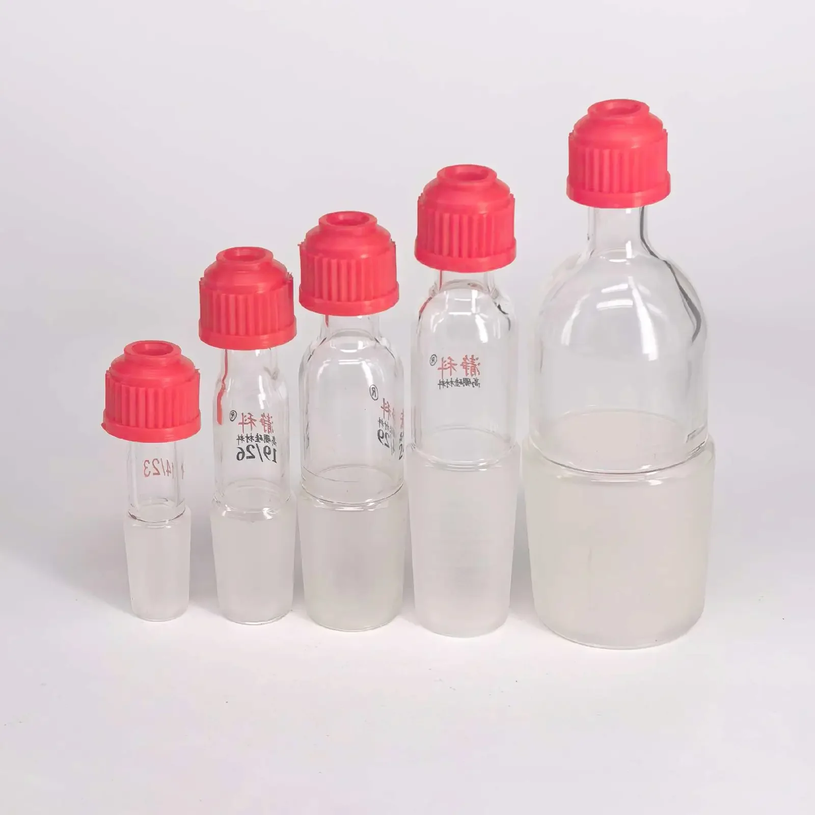 Size 14/23 19/26 24/29 24/40 29/32 34/35 40/38 Stopper Joint Glass Bushing Thermometer Adapter Screw Cap Lab