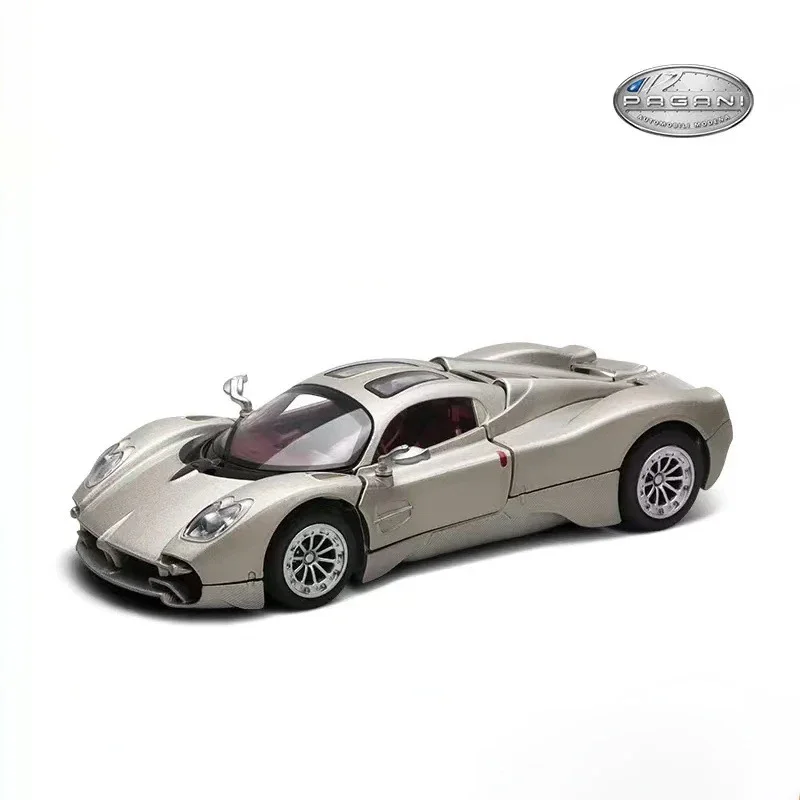 1:32 Pagani Utopia V12 Supercar Alloy Model samochodu Dźwięk i światło Zabawka kolekcjonerska Prezent urodzinowy