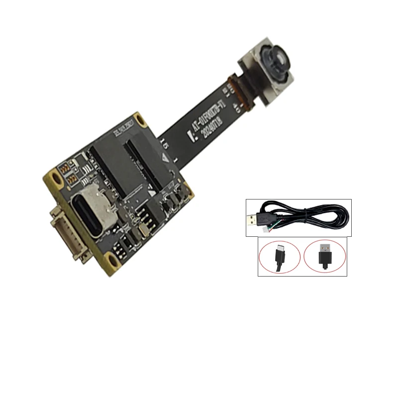 Lot 50MP IMX766 cmos USB Camera Module PDAF Autofocus AF 82Degree No-distortion 30fps Webcam Free Drive FPC Cable UVC lightburn