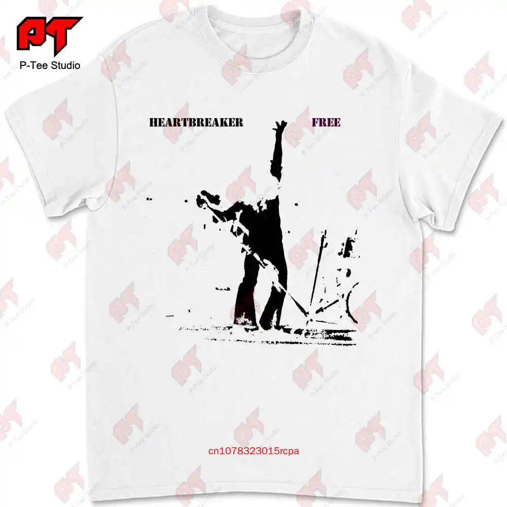 Free Heartbreaker Paul Rodgers Paul Kossoff Simon Kirke Andy Fraser T-shirt HMBI