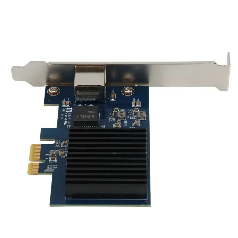 RJ45-Port, einzelne 10-Gbit-Pcie-NIC-Netzwerkkarte, RTL8127-Chip, PCI-Express X1 Vision Acquisition Capture Adapter für Windows 10/11 Bes