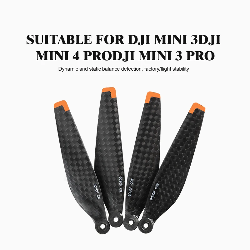 Kopia 6030F części do dronów składane śmigło z włókna węglowego CW śmigła CCW dla DJI Mini 3/Mini 3pro/Mini 4pro akcesoria do dronów — zdjęcie produktu 2