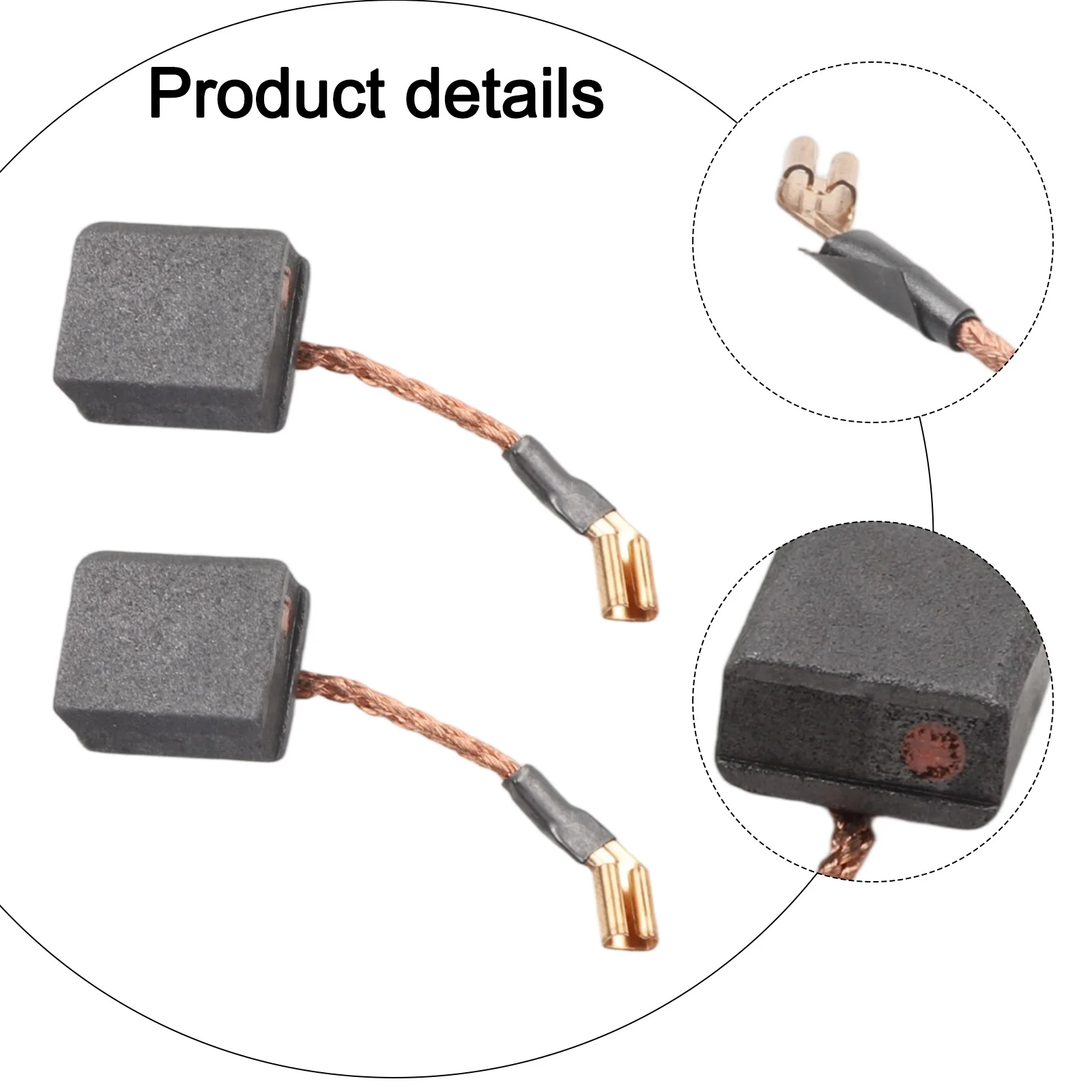 2pcs Carbon Brush NA121485 N422682 Cutoff Brush Replacement Parts For DWE8300 DWE8310 Angle Grinder Accessories