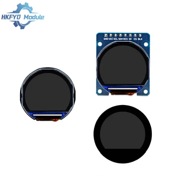 0.96 inç yuvarlak IPS SPI TFT ekran modülü 0.96 "240X198 piksel ST7789 Arduino için/ESP32/Mega2560/ahududu Pi/C51/CH32/STM32