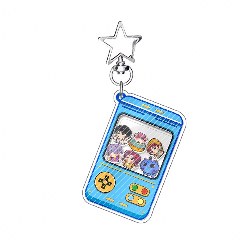 พวงกุญแจอะคริลิคอนิเมะยอดนิยม Kpop Tv Demon Hunters Huntrix Mira Rumi Zoey Tiger ของตกแต่งกระเป๋า ของขวัญสำหรับเพื่อน