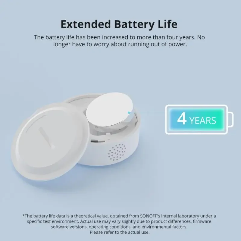 SONOFF SNZB-02P Zigbee สมาร์ทอุณหภูมิและความชื้นเซนเซอร์เครื่องวัดอุณหภูมิเครื่องตรวจจับผ่าน Ewelink Alice Alexa Google Home Assistant