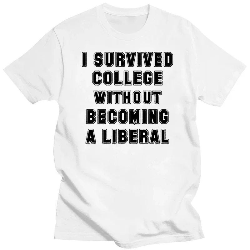 I Survived College T-Shirt Conservative T-Shirt Funny T-Shirt Print in Amera!