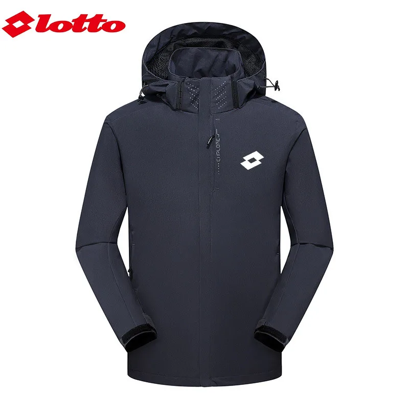 High Quality New Autumn Winter Men's Business Casual Hooded Sport Jacket Hooded Zipper Jacket for Man Cotton Coat Windbreaker