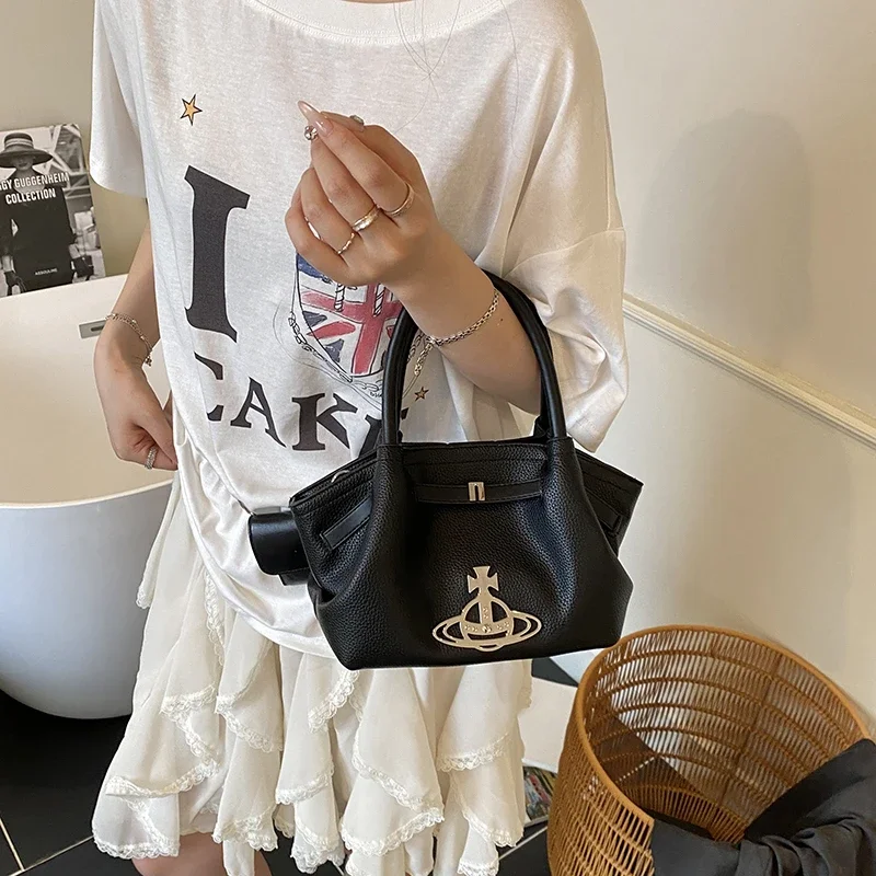 

Elegant Shoulder Bag for Women Made of High-Quality Leather Luxury Brand Handbags By Famous Designer Classic Style