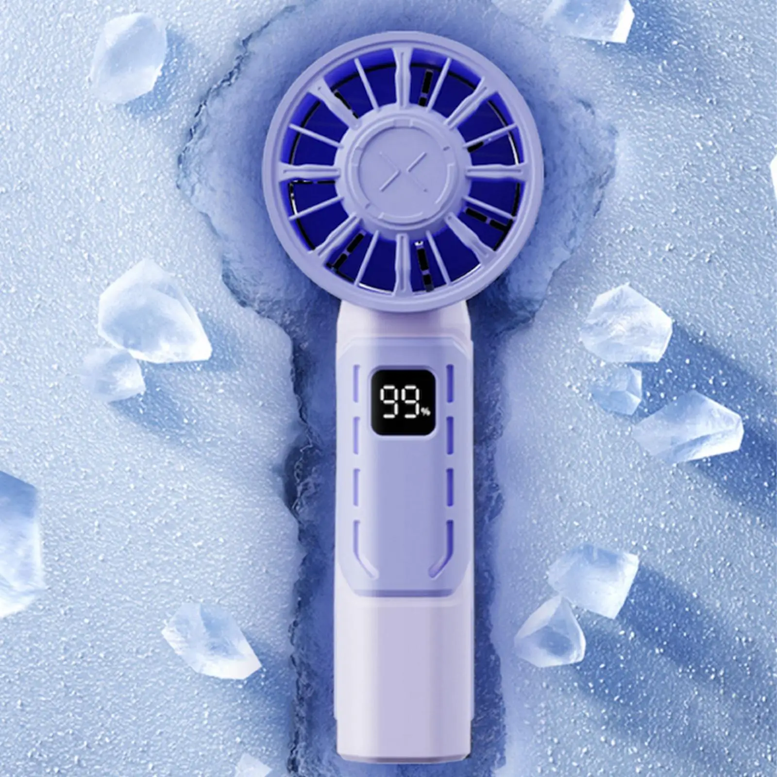 Карманный ручной вентилятор с плавной регулировкой скорости для кемпинга и путешествий