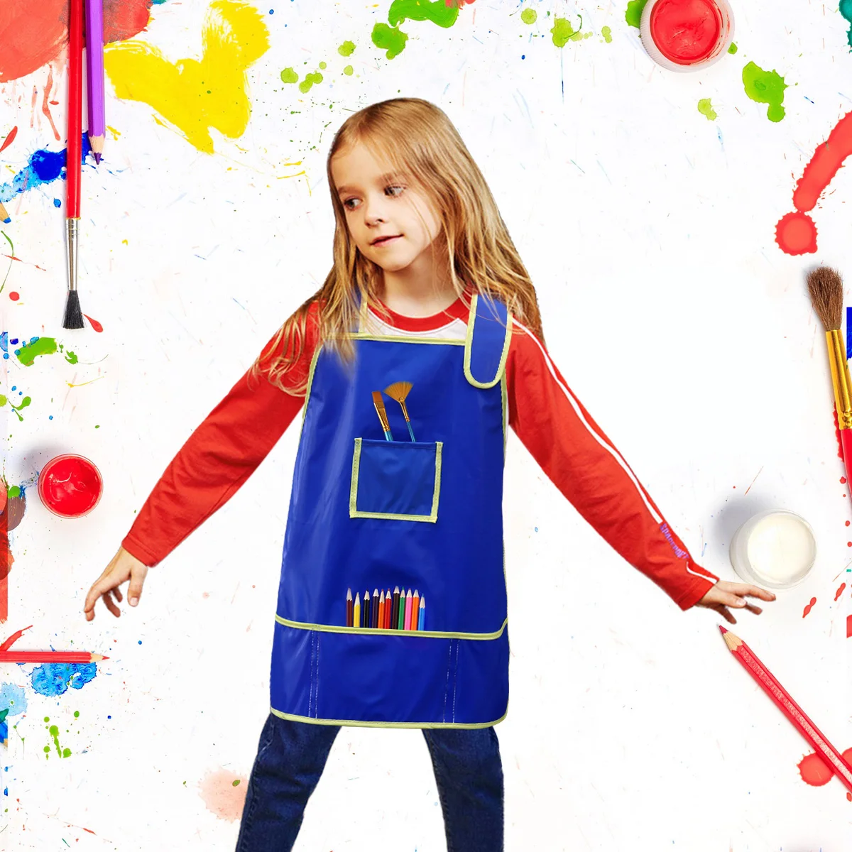 Waterproof Artist Painting Aprons Resistant Kids Children Work Clothes Men and Women