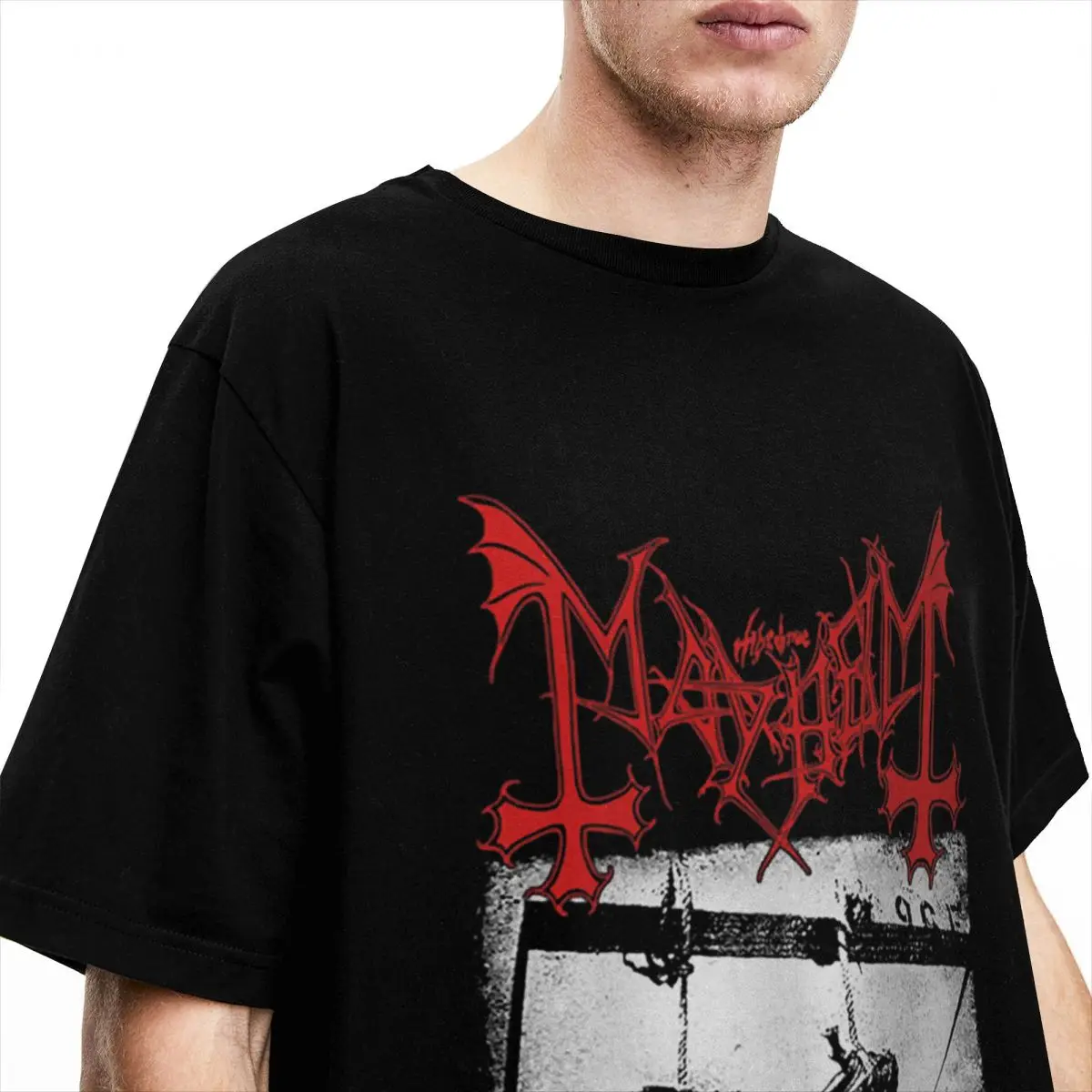 Men Women\'s Shirt Mayhem Deathcrush Euronymous Dead Varg Merchandise Creative Cotton T Shirts O Neck Clothes All Seasons