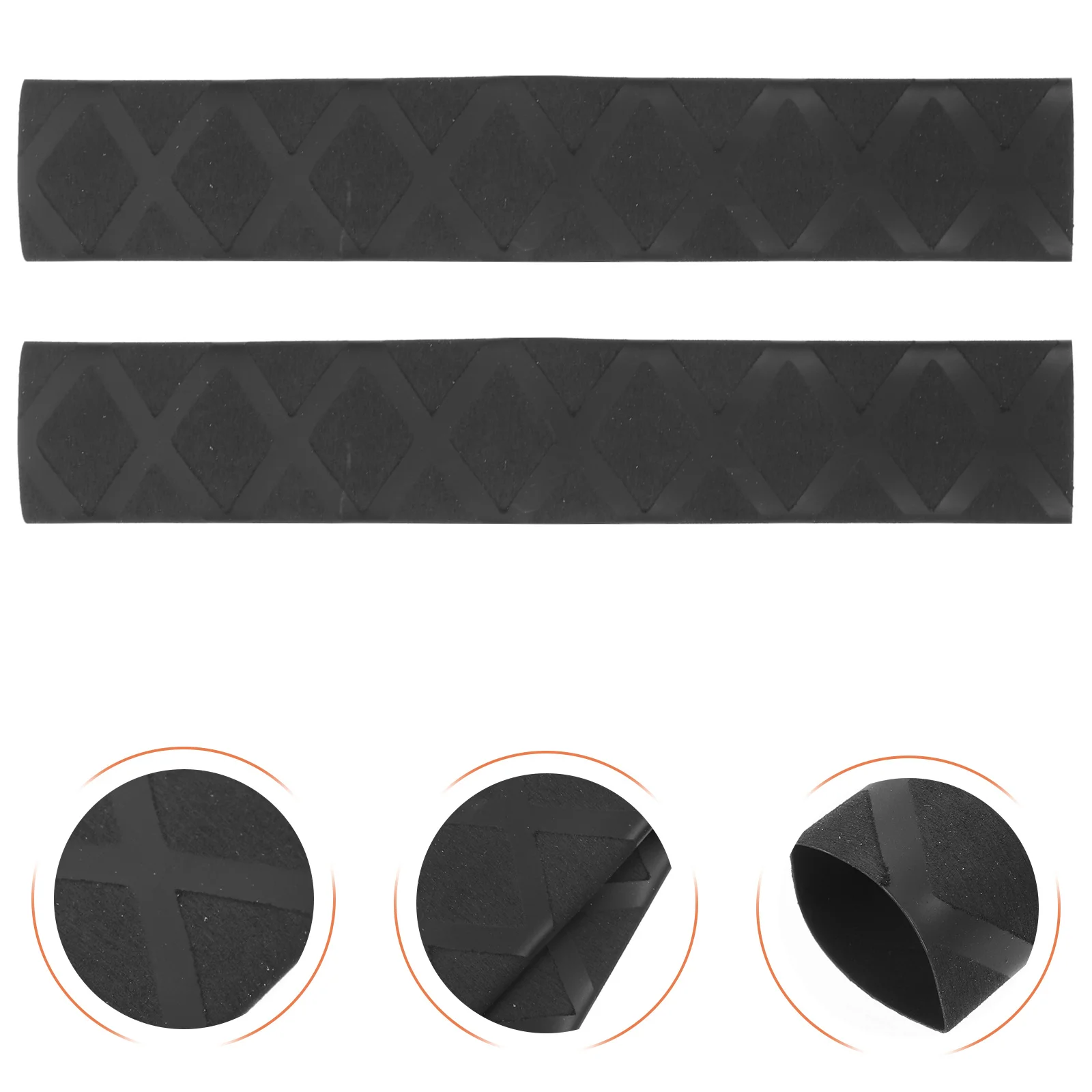 

2Pairs Reliable Drumstick Antiskid Caps Easy to Use Sturdy Protective Covers for Percussion Instruments Drum Stick Covers